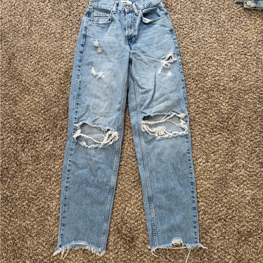 BDG Light Blue High-rise Baggy Jeans